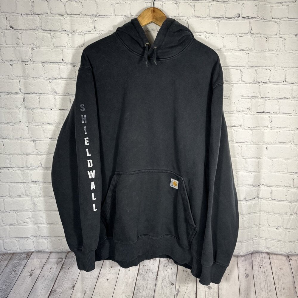 Carhartt Hoodie Rain Defender Mens XL Heavyweight Sweatshirt Loose Fit TS0615-M